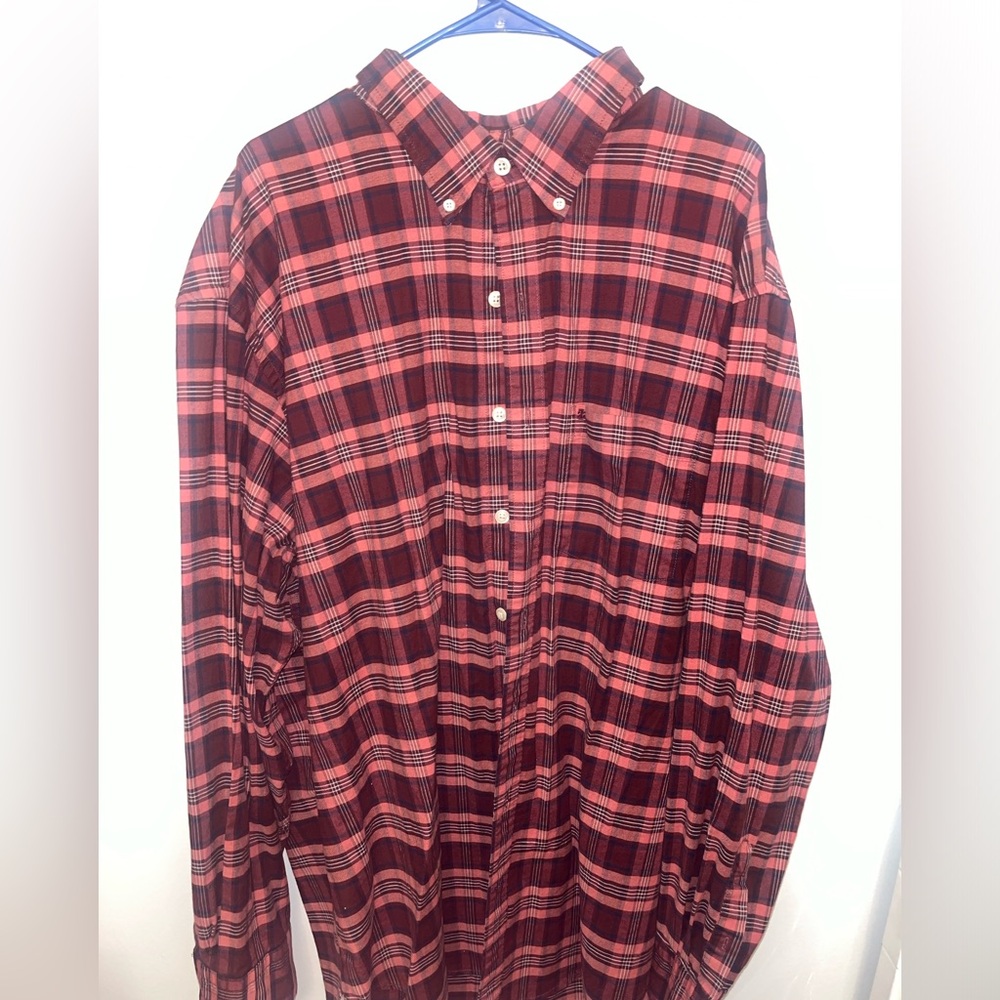 Izod Saltwater Button-Down Long Sleeve shirt